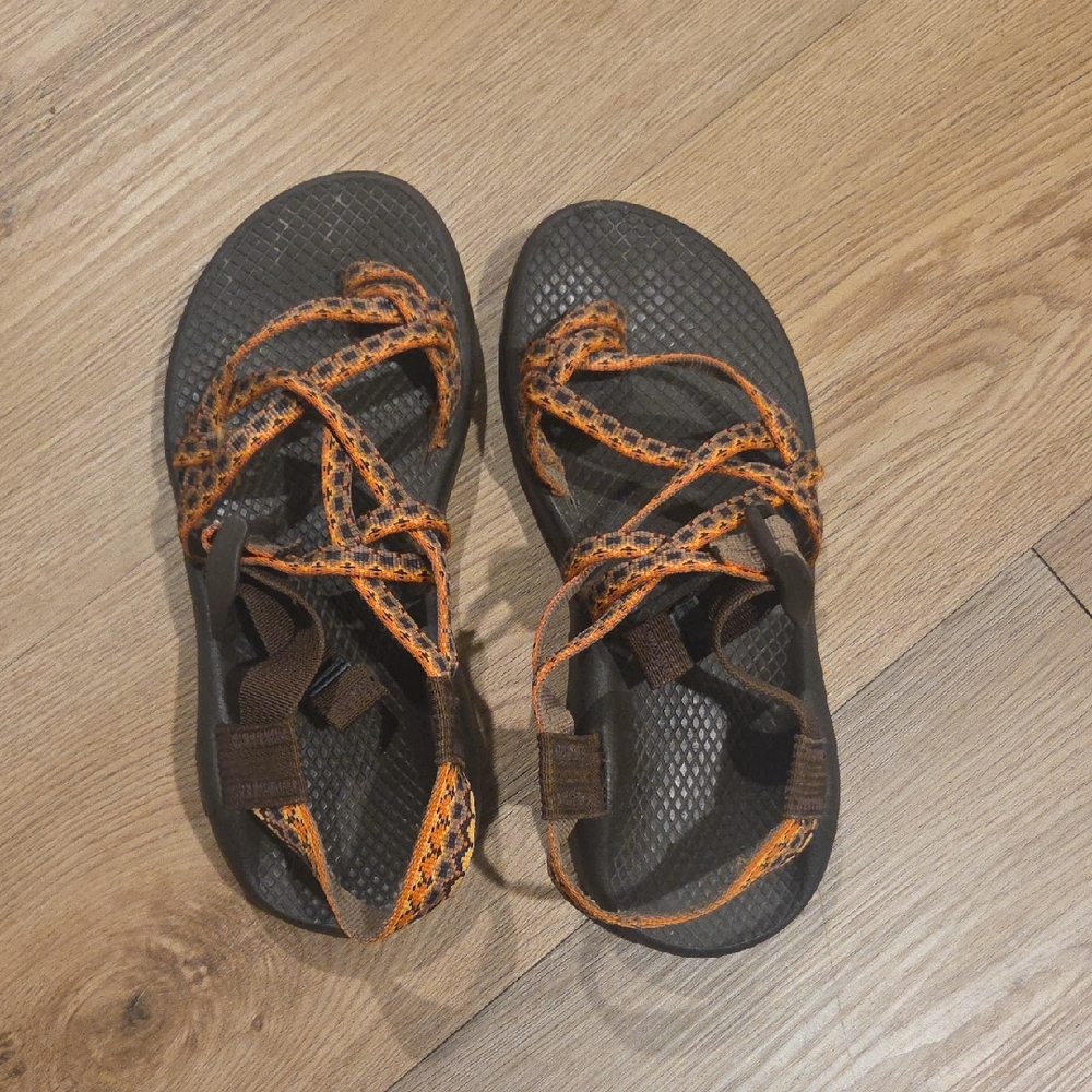 Chaco Women's Sandals - Brown and Orange